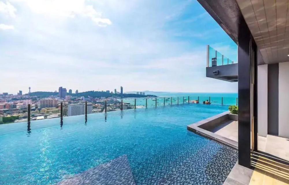 The Base Central Pattaya Quiet King-Bed With Infinity Pool & Free Netflix! المظهر الخارجي الصورة